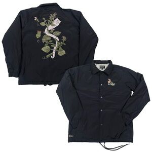 RipNDip Size S Navy Blue Full-Zip Windbreaker Jacket (Retail $100)